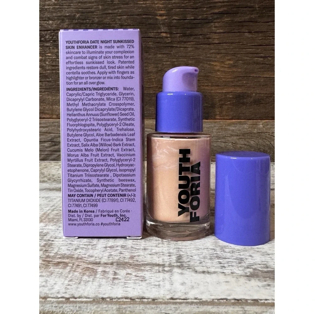 Youth foria Date‎ Night Sunkissed Liquid Skin Enhancer Illuminating | $38 MSRP